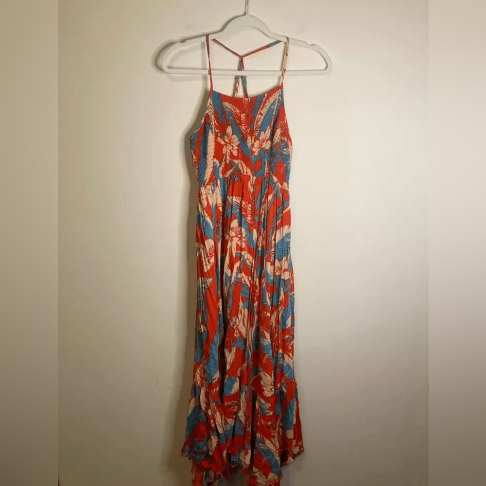 Beautiful Floral Sleeveless Free People Maxi dress, size M